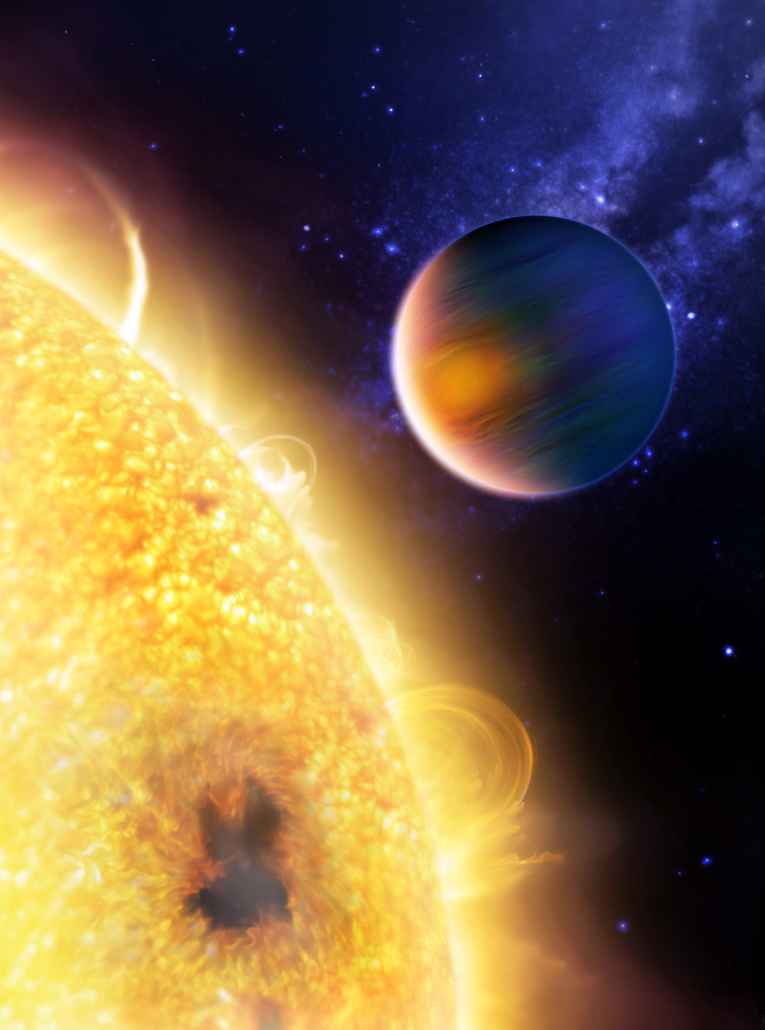 Космос солнце и планеты. Wasp 17 b экзопланеты.