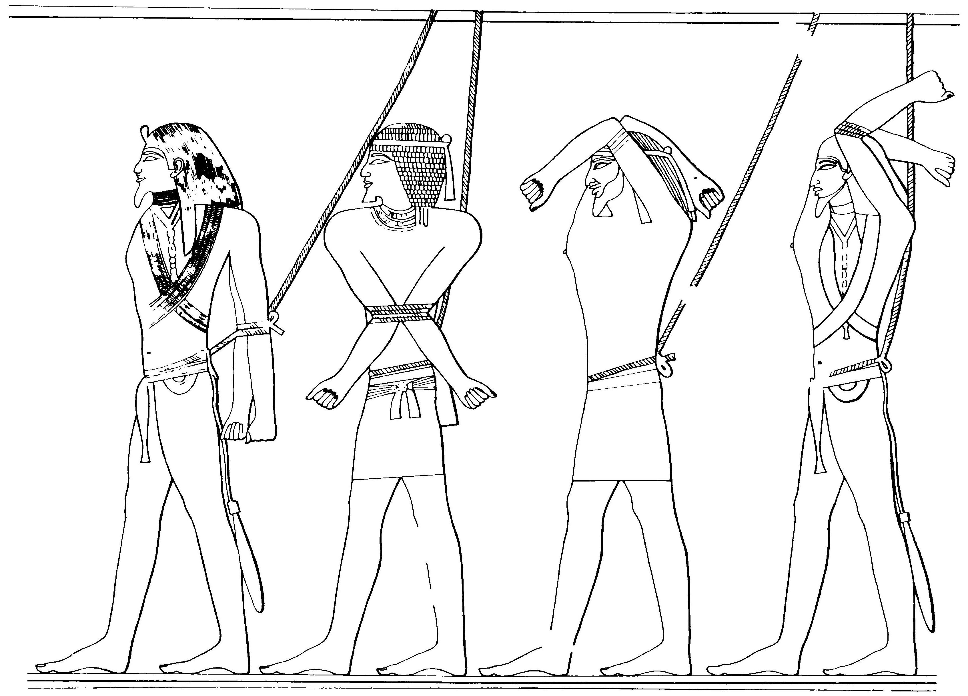 Египетский раб рисунок