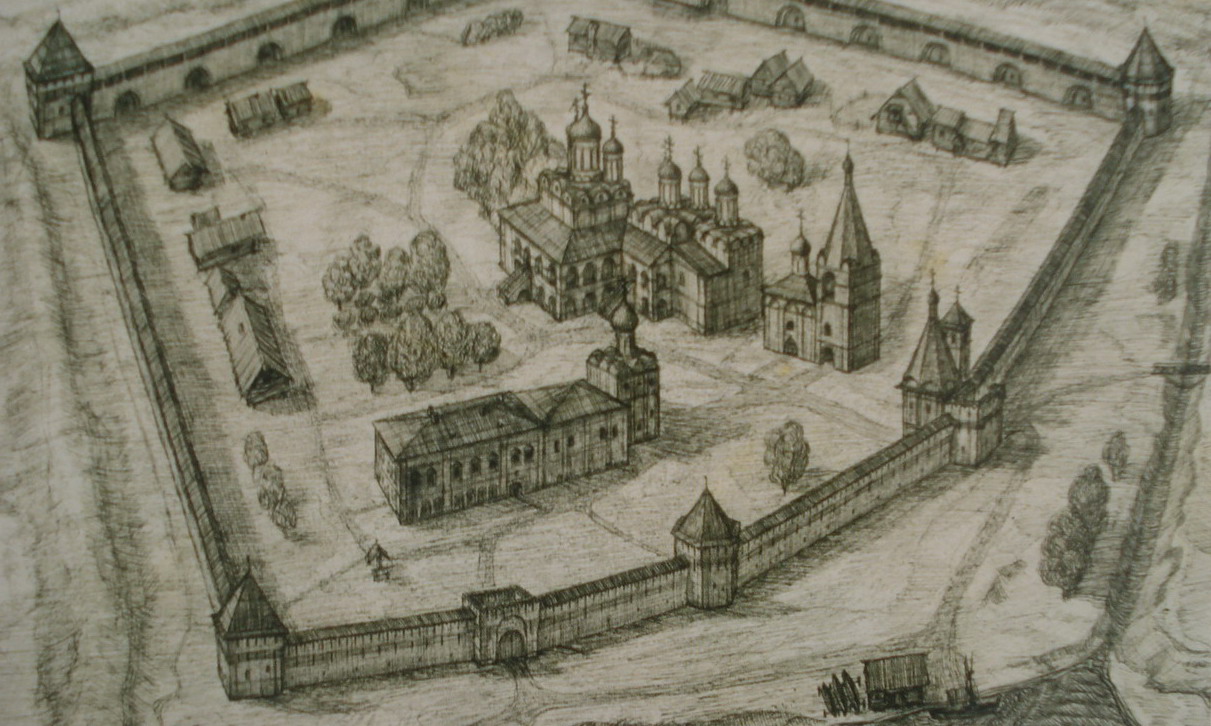Спасский монастырь Ярославль 17 век
