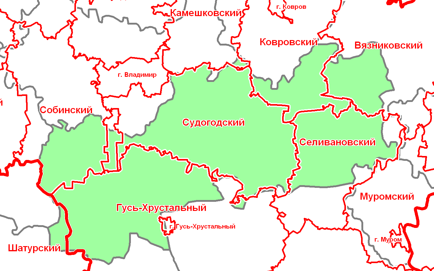 Кадастровая карта александровского района владимирской